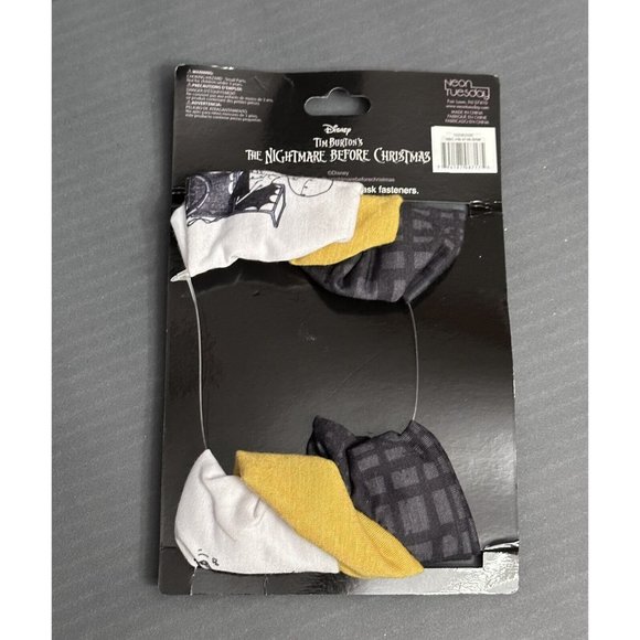 Disney Nightmare Before Christmas Hair Wrap Headband Set Neon Tuesday - Picture 3 of 5